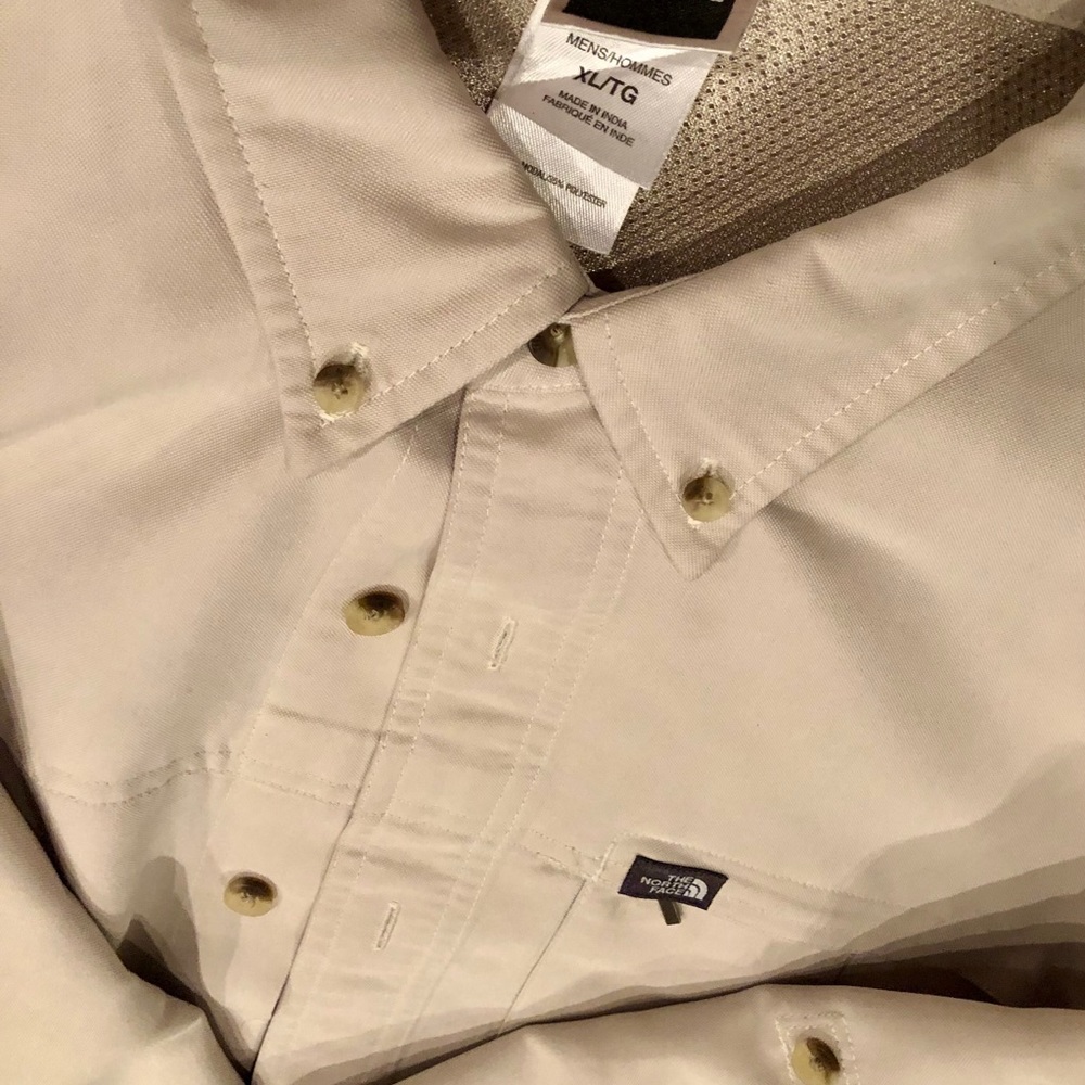 North Face XL Outdoor Long Sleeve Button Down